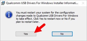 Qualcomm HS-USB QDLoader 9008 Driver Restart